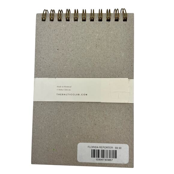 Baltic Club Reporter Notebook With 120 Lined Pages - NWT - Picture 2 of 4